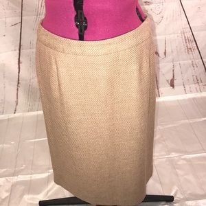 Jones Wear Tan Pencil Skirt
